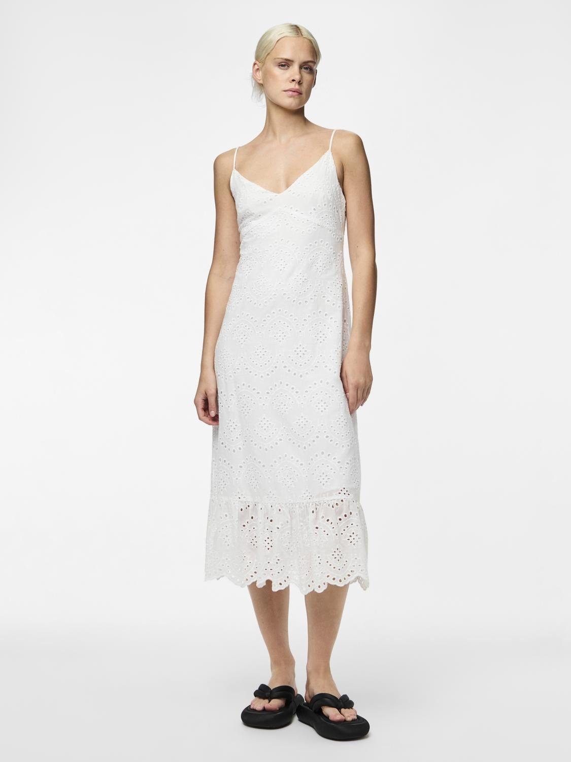 PCVILDE Midi Dress - Bright White - VERO MODA & VILA Bergvik